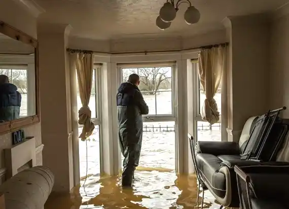 water damage restoration service Mansfield Center